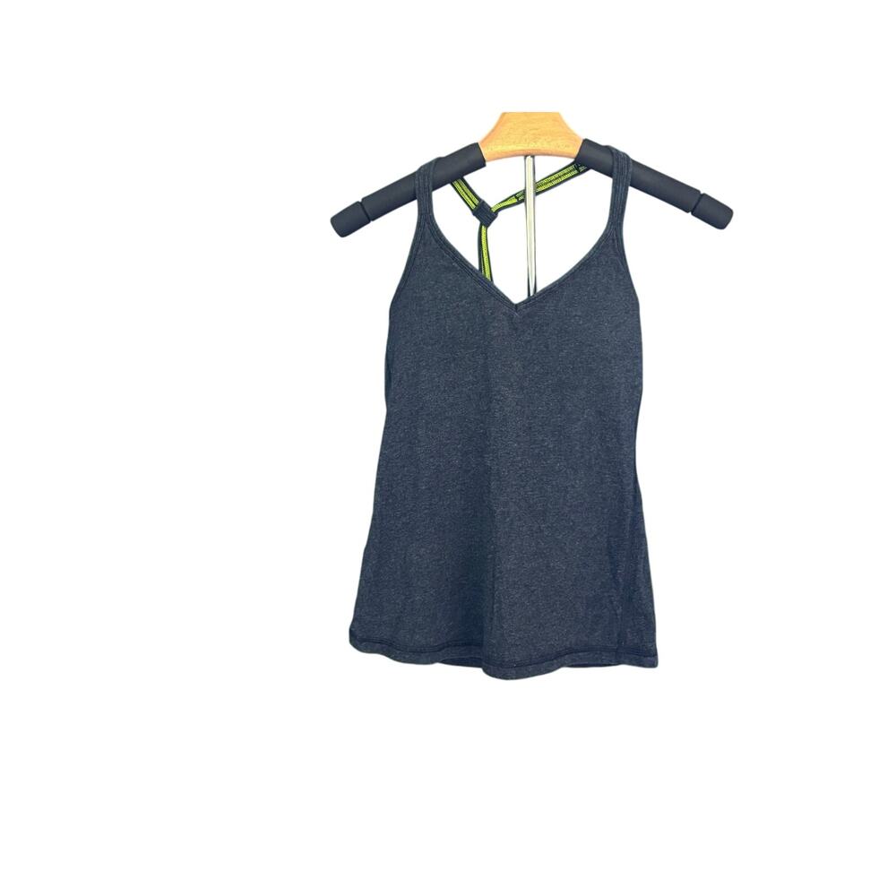 Lululemon Grey Racerback Athletic Tank Size 4